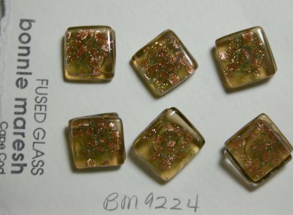 Bonnie Maresh Fused Glass Buttons - Medium BM9224