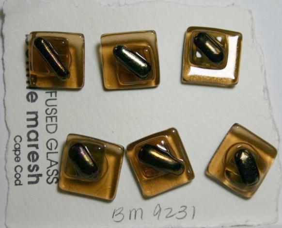 Bonnie Maresh Fused Glass Buttons - Medium BM9231