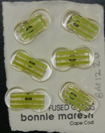 Bonnie Maresh Fused Glass Buttons - Medium BM1220