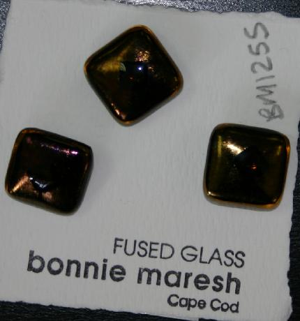 Bonnie Maresh Fused Glass Buttons - Medium BM1255