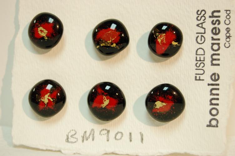 Bonnie Maresh Fused Glass Buttons - Small BM9011