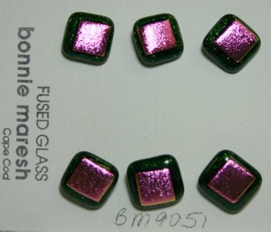 Bonnie Maresh Fused Glass Buttons - Small BM9051