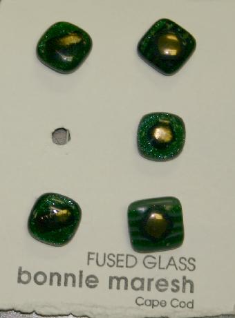 Bonnie Maresh Fused Glass Buttons - Small BM9234