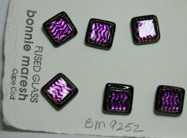 Bonnie Maresh Fused Glass Buttons - Small BM9252