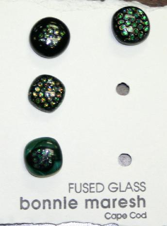 Bonnie Maresh Fused Glass Buttons - Small BM9253