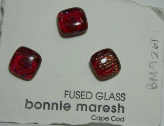 Bonnie Maresh Fused Glass Buttons - Small BM9261