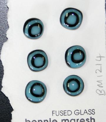 Bonnie Maresh Fused Glass Buttons - Small BM1214
