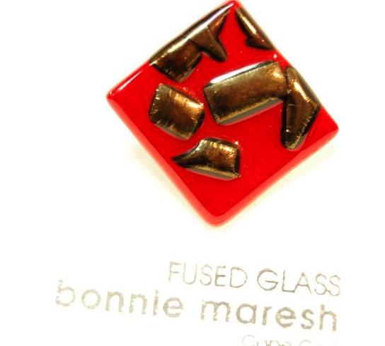 Bonnie Maresh Fused Glass Buttons - Extra Large BM9116