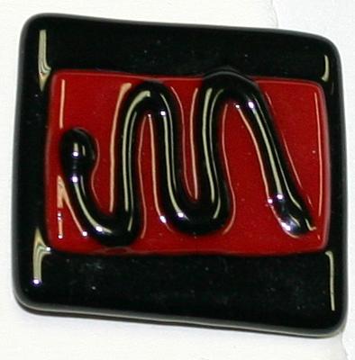 Bonnie Maresh Fused Glass Buttons - Extra Large BML17