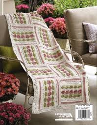 Floral Touches - 5 Crochet Afghans - 4773