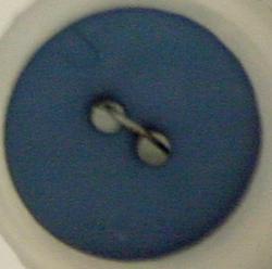 #102435 15mm (5/8 inch) Round Fashion Button by Dill - Blue