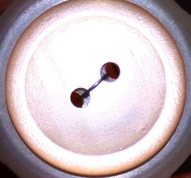 #150308 19mm (3/4 inch) Round Fashion Button by Dill - Orange