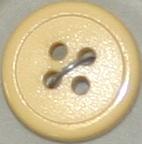 #150328 12mm (1/2 inch) Round Fashion Button by Dill - Tan