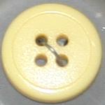 #150352 12mm (1/2 inch) Round Fashion Button by Dill - Yellow
