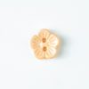 #203402 Orange Plastic 11mm (4/9 inch) Fashion Flower Button by Dill