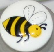 #231384 18mm Novelty Button by Dill - Bee