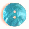 #241182 Real Mother of Pearl 13mm (1/2 inch) Round Button by Dill - Blue