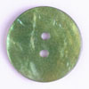 #241185 Real Mother of Pearl 13mm (1/2 inch) Round Button by Dill - Green