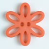 #281005 Orange 20mm (3/4 inch) Fashion Button by Dill