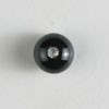 #300060 10mm (3/8 inch) Round Novelty Button with Rhinestones by Dill - Black