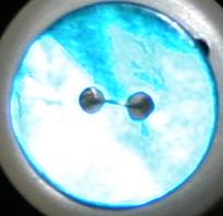#300961 Real Mother of Pearl 18mm (2/3 inch) Round Button by Dill - Blue