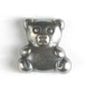 #310557 Full Metal 18mm (2/3 inch) Silver Bear Button by Dill