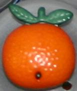 #320140 18mm Novelty Button by Dill - Orange