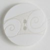 #370539 25mm (1 inch) Round White Fashion Button by Dill