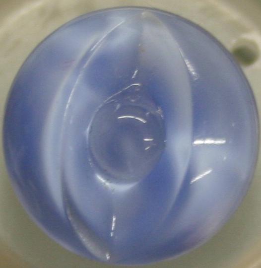 Vintage Glass Fashion Button - Blue GD0960215 16mm ( 5/8 inch)