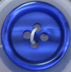 #W0920155 15mm ( 3/4 inch) Fashion Button - Blue