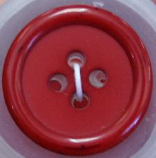 #W0920162 15mm ( 3/4 inch) Fashion Button - Red