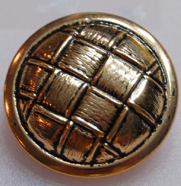 #W0920188 28mm ( 1 1/8 inch) Fashion Button - Antique Gold