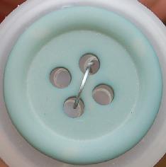 #W0920279 15mm ( 3/4 inch) Fashion Button - Aqua