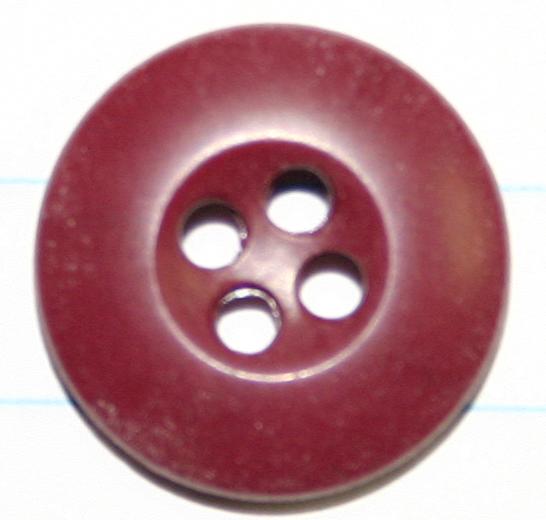 #W0920293 19mm ( 3/4 inch) Fashion Button - Berry