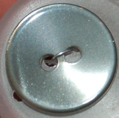 #W0920300 14mm ( 9/16 inch) Fashion Button - Gray