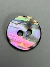 92526003 Mother of Pearl Button - 20 mm 0.78 inch