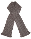 Charmed Reversible Cable Scarf Pattern