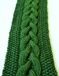Forbidden Cabled Scarf Pattern