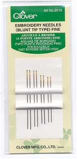 Clover #2010 Blunt Tip Embroidery Needles