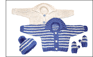 Dovetail Designs Child's Winter Sweater To Knit Pattern K2.2