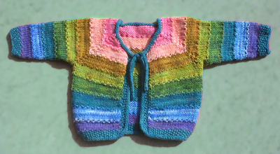 Dream in Color Tulip Baby Cardigan Pattern P-604 by Lindsay Pekny