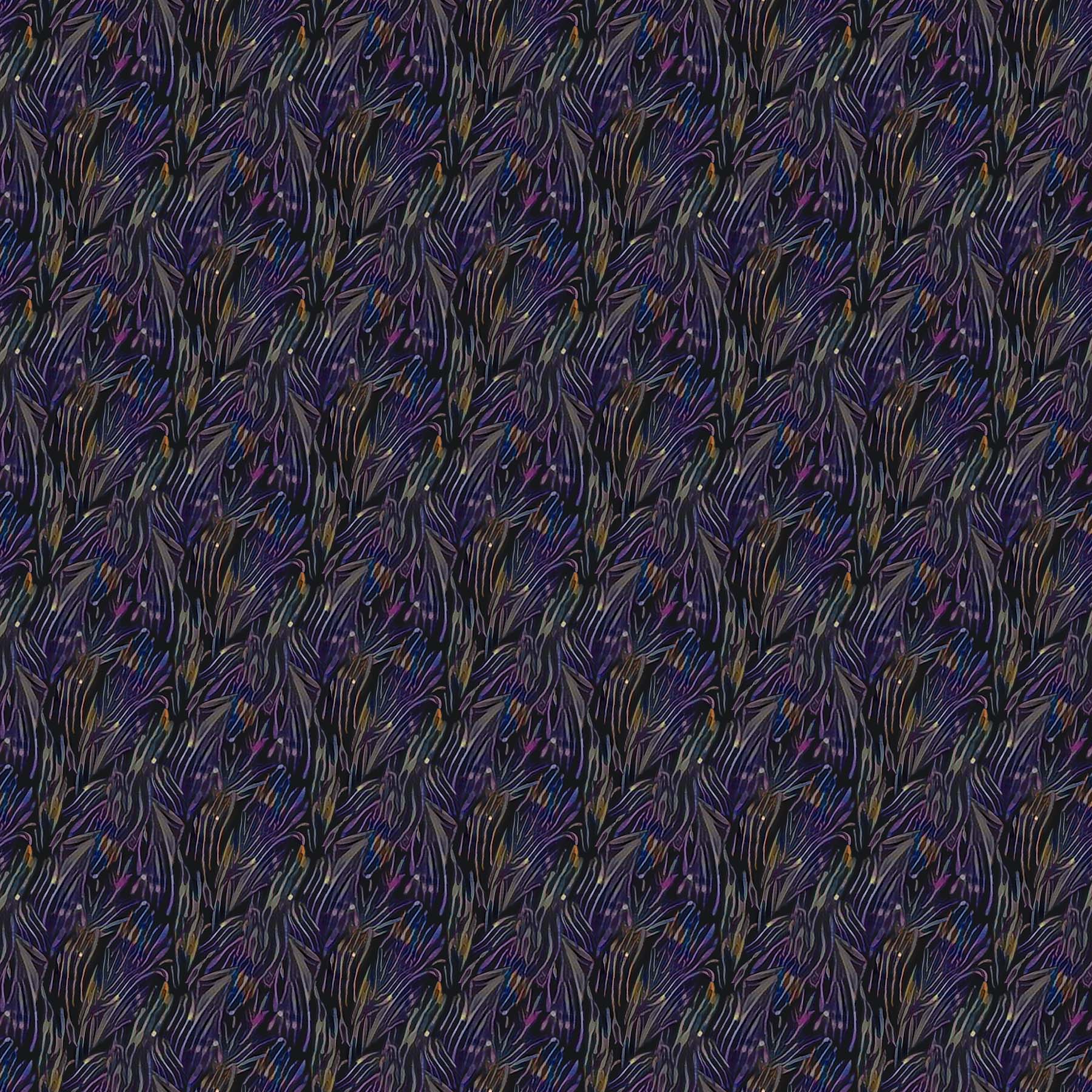 Muse Black Magic Cotton Fabric by Northcott DP23200-99