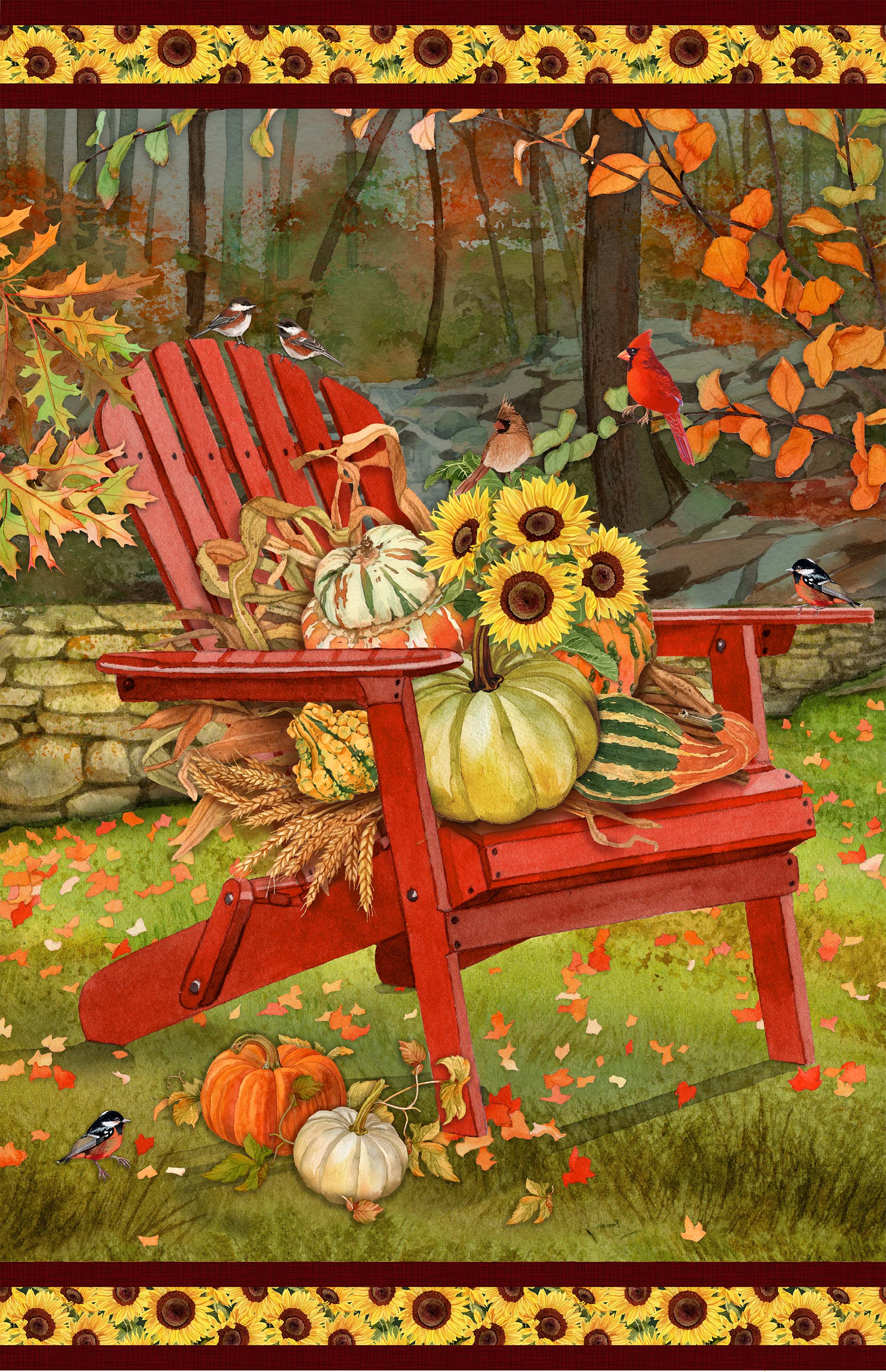 Autumn Afternoon DP24706-37- Panel - 42 x 24 inches