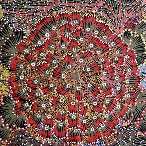 Aboriginal Australian Fabric - 100% Cotton - Bush Banana
