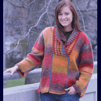 Fiber Trends Country Weekend Sweater Pattern 461