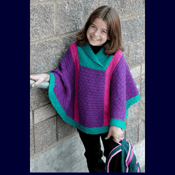 Child Poncho | Hook, Yarn, and Needles the Old Stuff