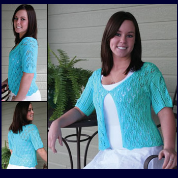 Fiber Trends Lace Cardi Pattern 463