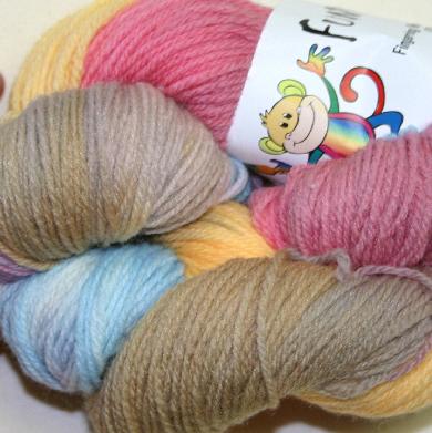 Funky Monkey Handpaints Sock Yarn - Mandrill