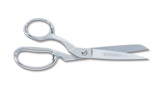 Gingher 8 inch Left Handed Bent Knife Edge Dressmakers/Quilters Shears