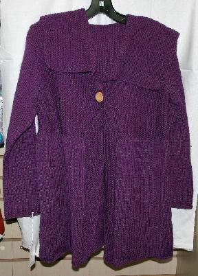 Hand Knit Garment GSL-048 - Large - Merino Wool